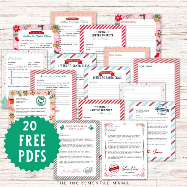 20 Cute Free Printable Santa Letter Templates For Kids The