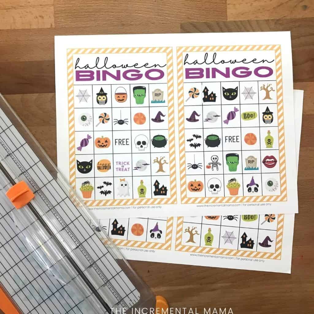 halloween bingo free printable