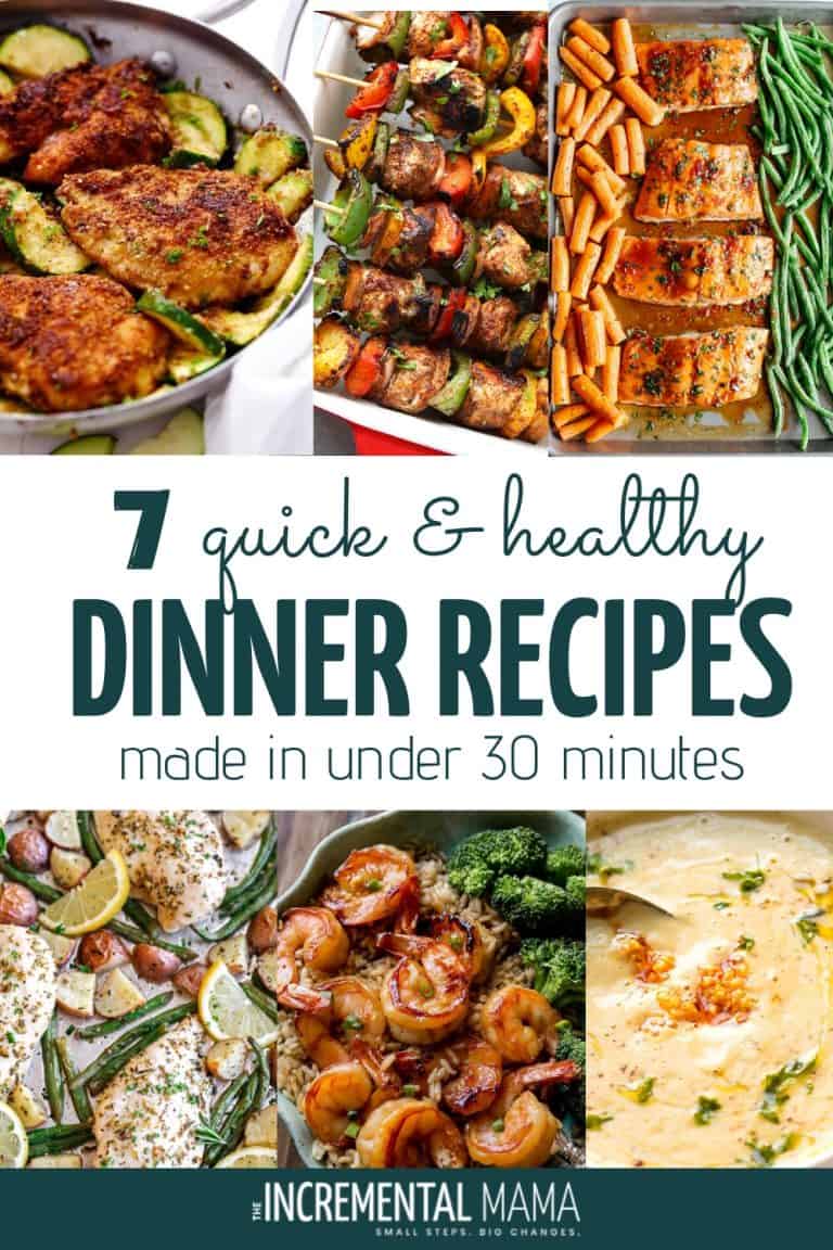 7 Quick & Healthy Dinner Recipes (under 30 Minutes)