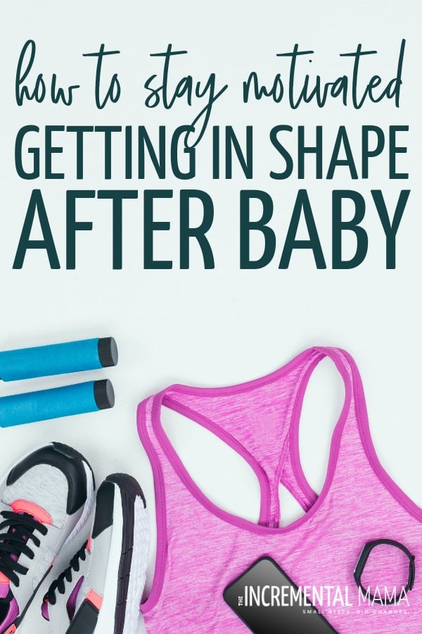 Getting in shape after having a baby is tough. And after 4 back-to-back pregnancies, losing weight and getting in shape felt impossible. Here's how I kept the motivation to hit the gym every week and gain greater health so I could lose 35 lbs. #gettinginshapeafterbaby #weightlossmotivation #losingweightafterpregnancy #beforeandafter #staymotivated