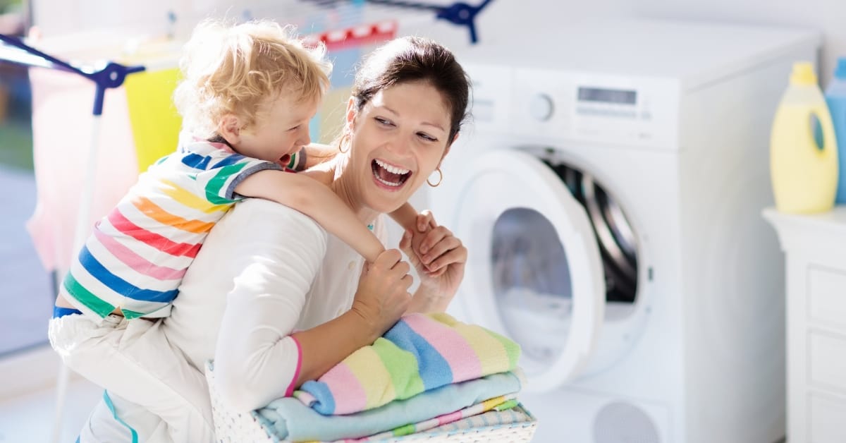 laundry hack for busy moms