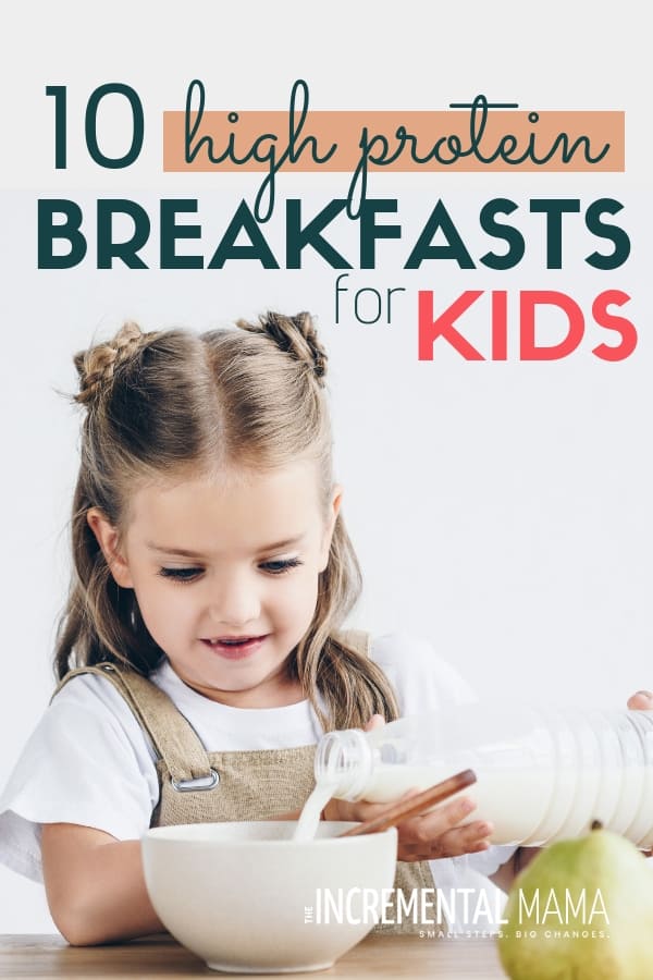 Want healthy breakfast ideas for your picky eaters? Check out these 10 simple high protein breakfasts your kids will love in the mornings. #healthybreakfastideas #proteinbreakfast #healthybreakfastforkids