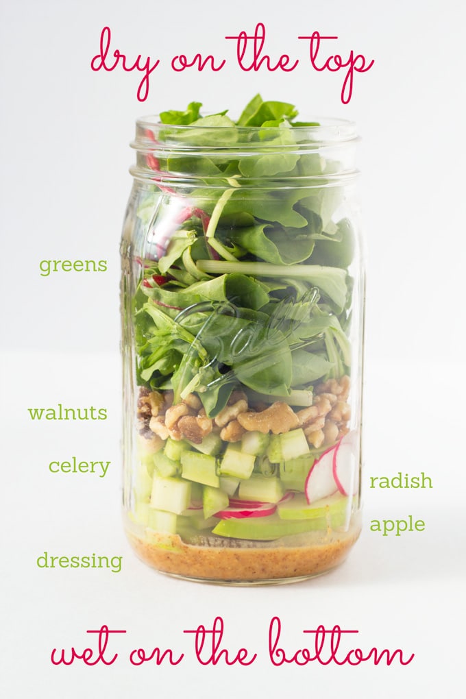 simple mason jar salad recipe