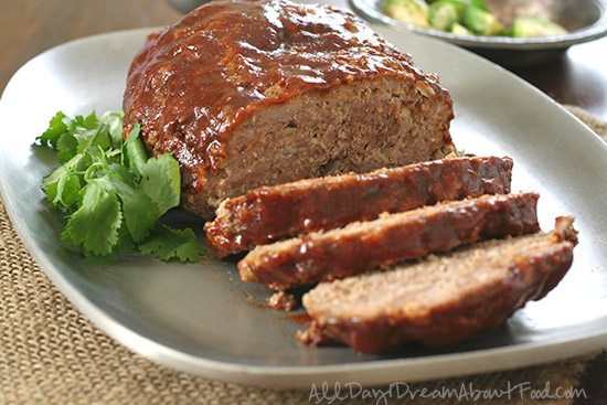 low carb BBQ meatloaf