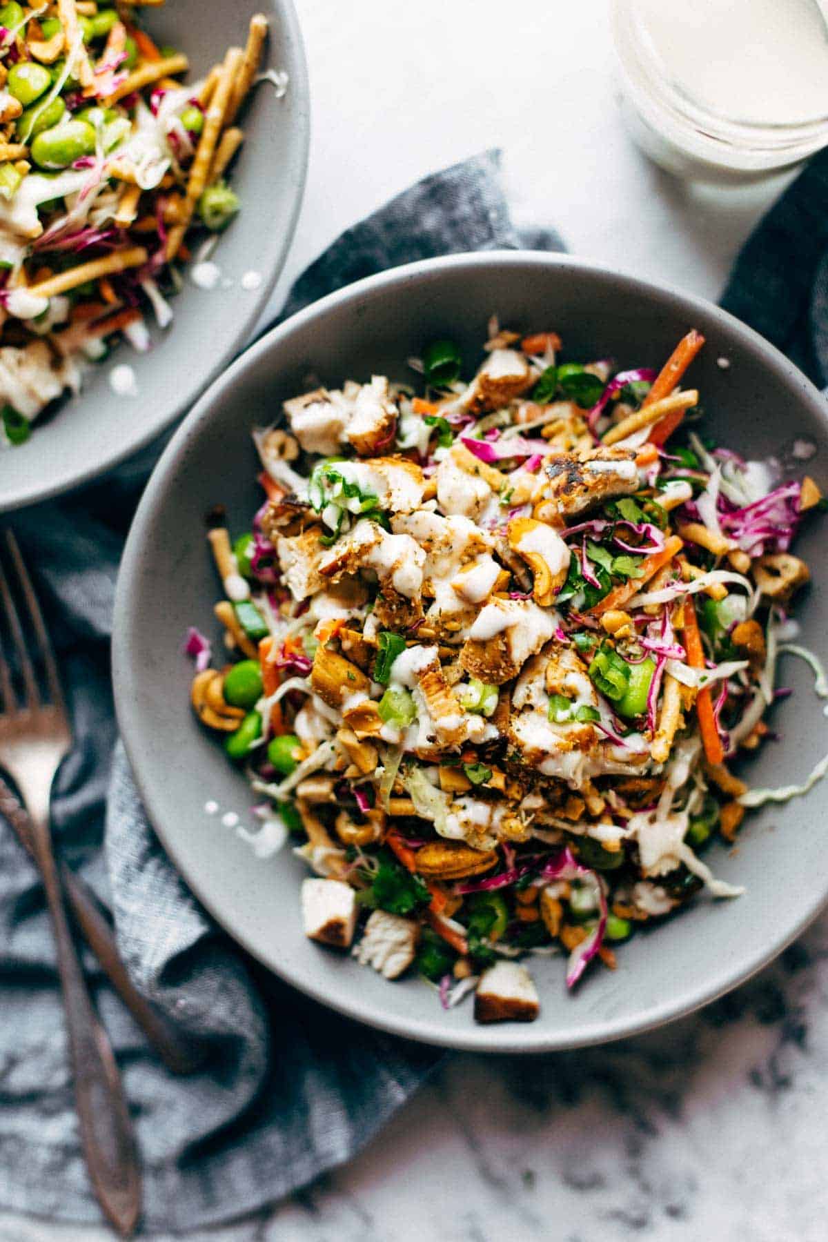 cashew crunch salad - healthy summer salad recipe