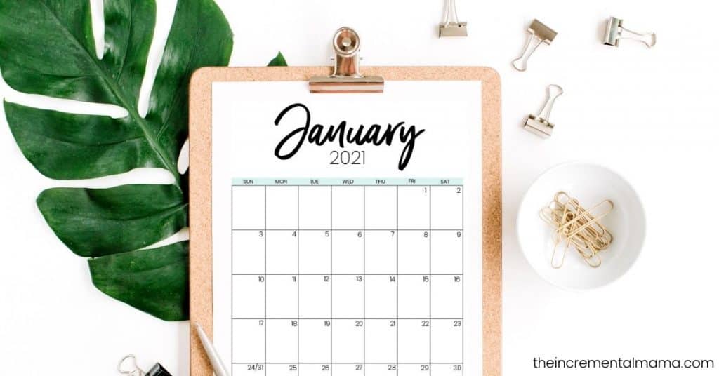 Cute 2021 Printable Calendar 12 Free Printables