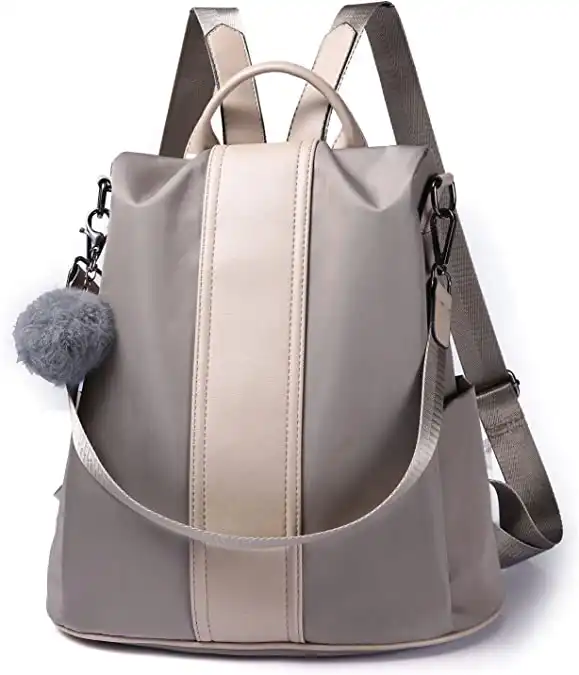 Women Backpack Purse Waterproof Nylon Anti-theft Rucksack