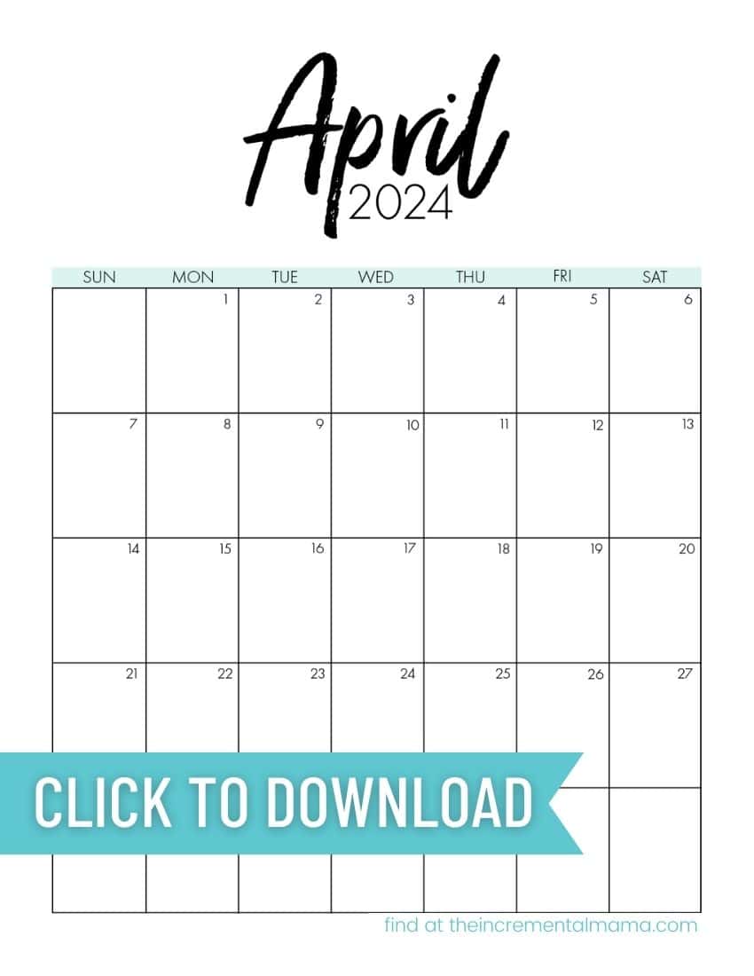 Free Printable Monthly Calendar 2024 - January to December - The ...