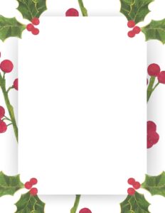 30+ Free Printable Christmas Border Printable Templates - The ...