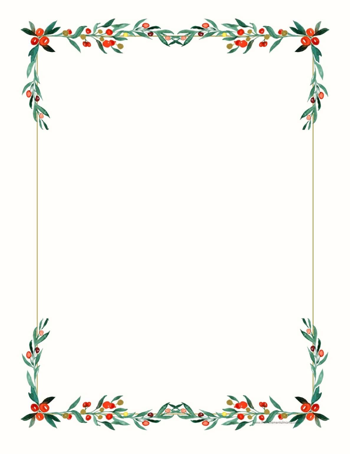 30+ Free Printable Christmas Border Printable Templates The