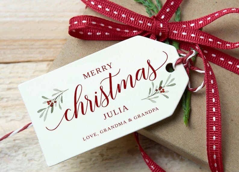 How to Create & Print Personalized Gift Tags