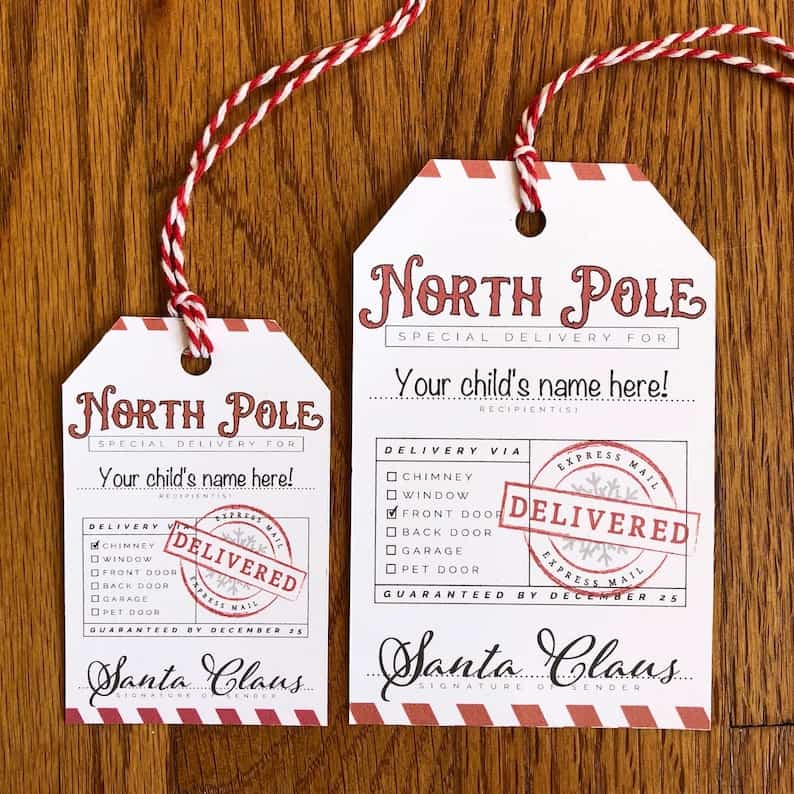 Printable North Pole Santa Money, Play Money, Christmas Dollar Bill Kids  Morning Activity, Xmas Holiday Stocking Stuffer, Instant Download 