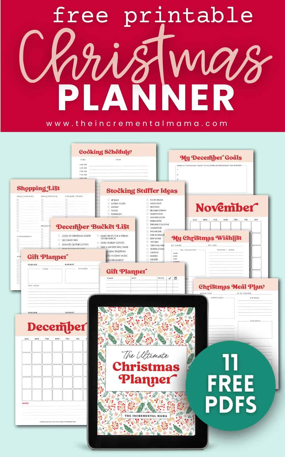 Free Christmas Planner Printable - Free Christmas Planner Printable PDF 2 