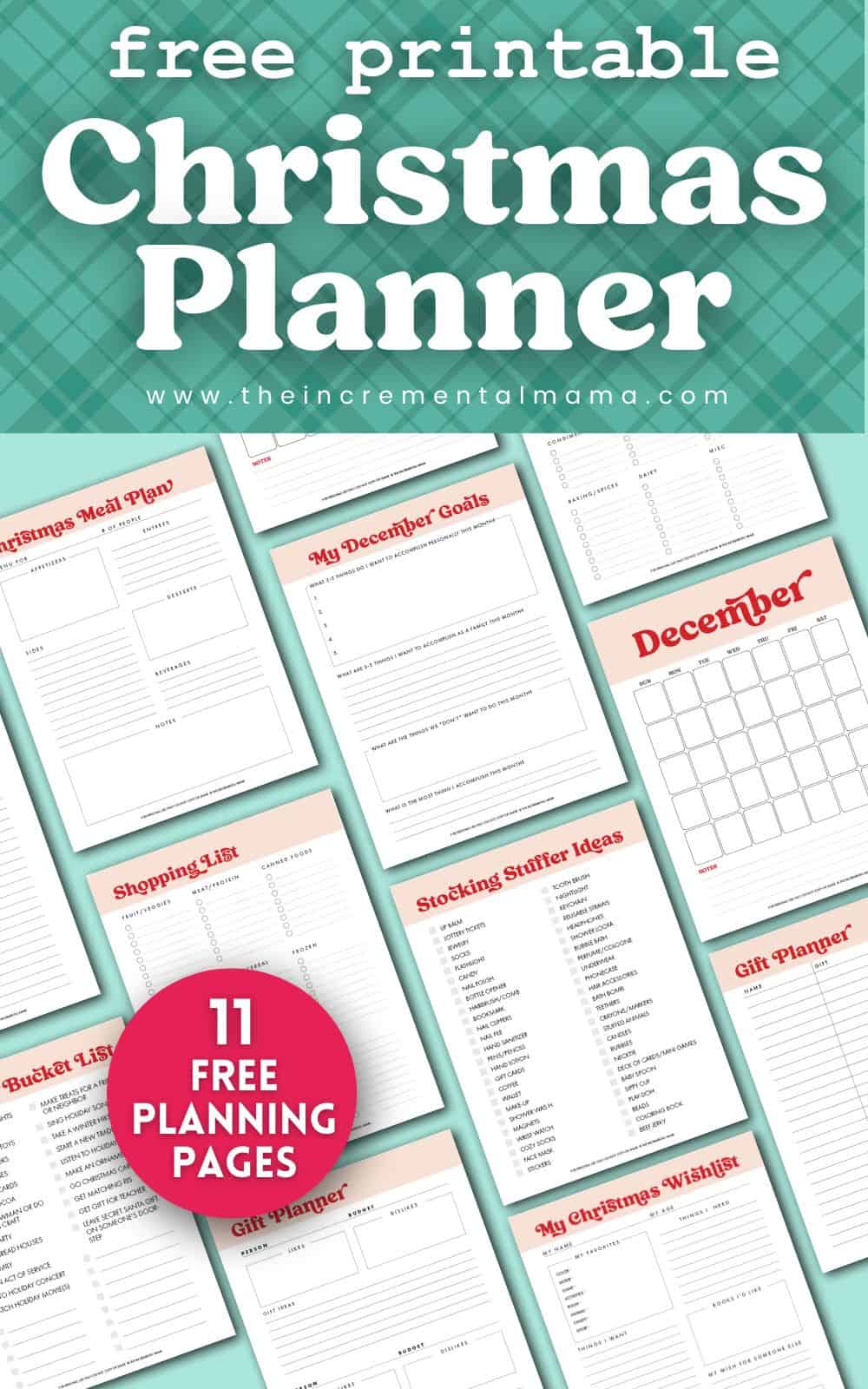 Free Christmas Planner Printable - Free Christmas Planner Printable Template 2 