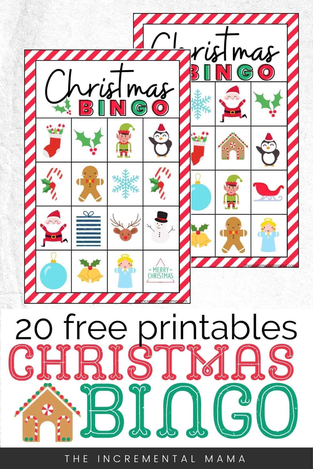 20 Free Printable Christmas Bingo Cards Free Printable Templates
