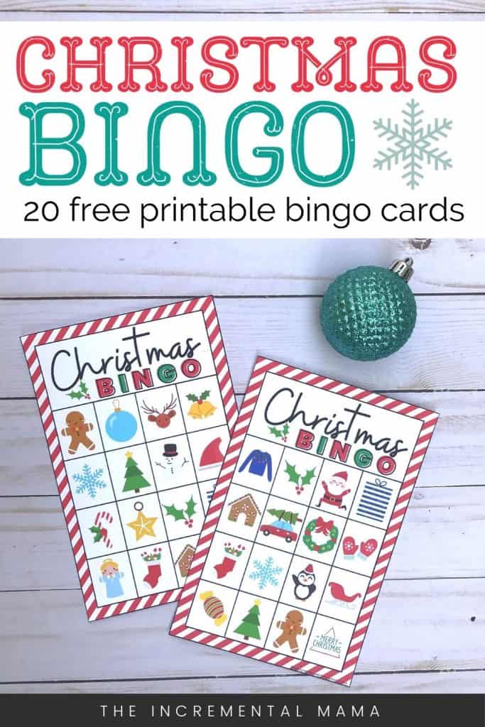 20 Free Printable Christmas Bingo Cards - The Incremental Mama