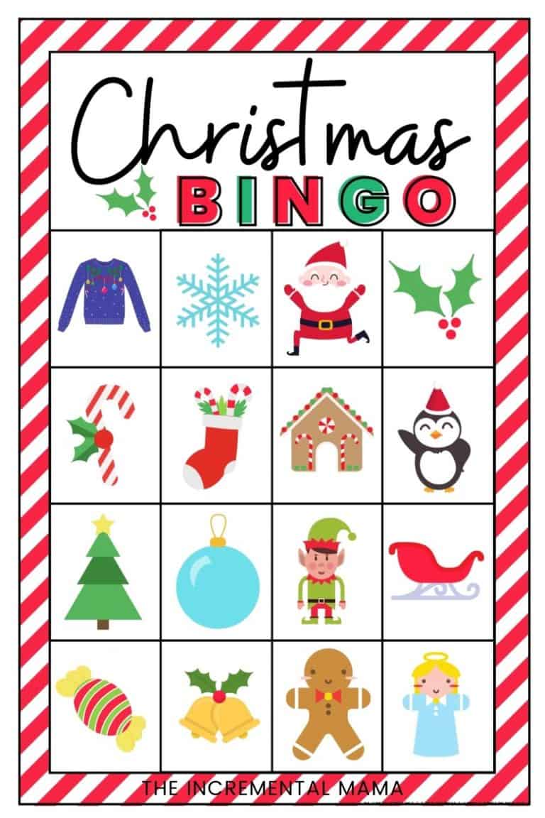 20 Free Printable Christmas Bingo Cards The Incremental Mama