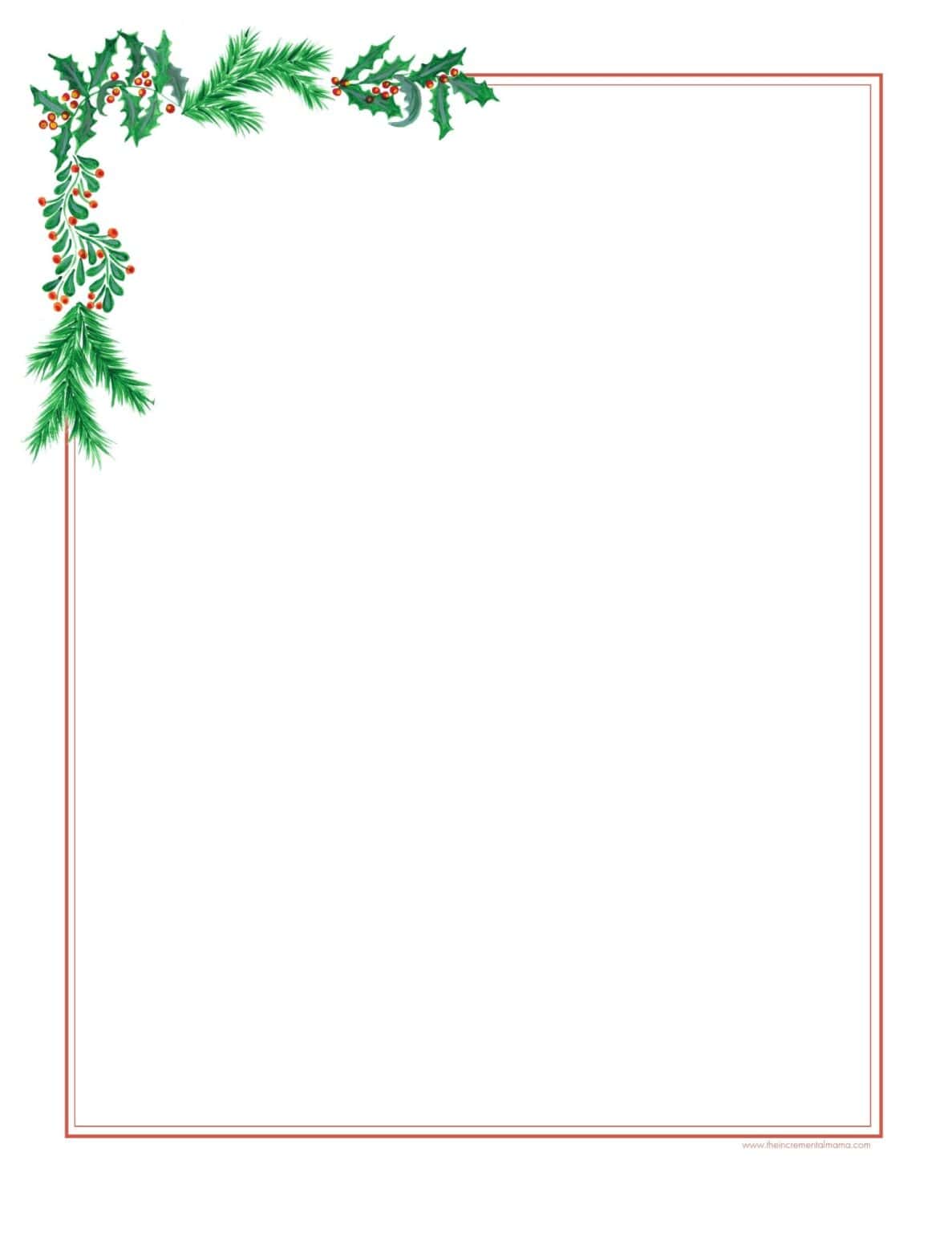 30+ Free Printable Christmas Border Printable Templates - The ...