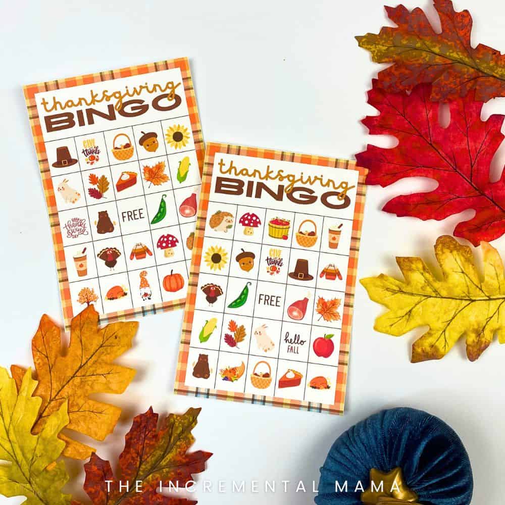 Free Printable Thanksgiving Bingo Game (24 Different Cards) - The ...
