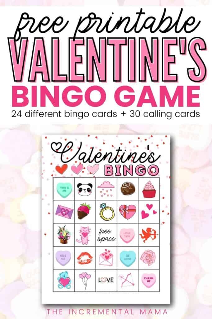 Free Printable Valentine Bingo Cards For Large Groups