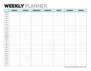 Free Daily & Weekly Planning Printable PDFs to Organize Life - The ...