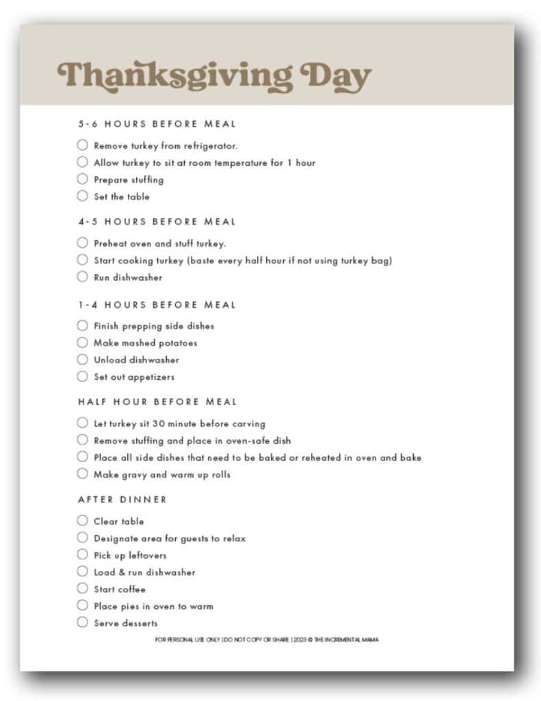 The Best Free Printable Thanksgiving Planner (8 pages) - The ...