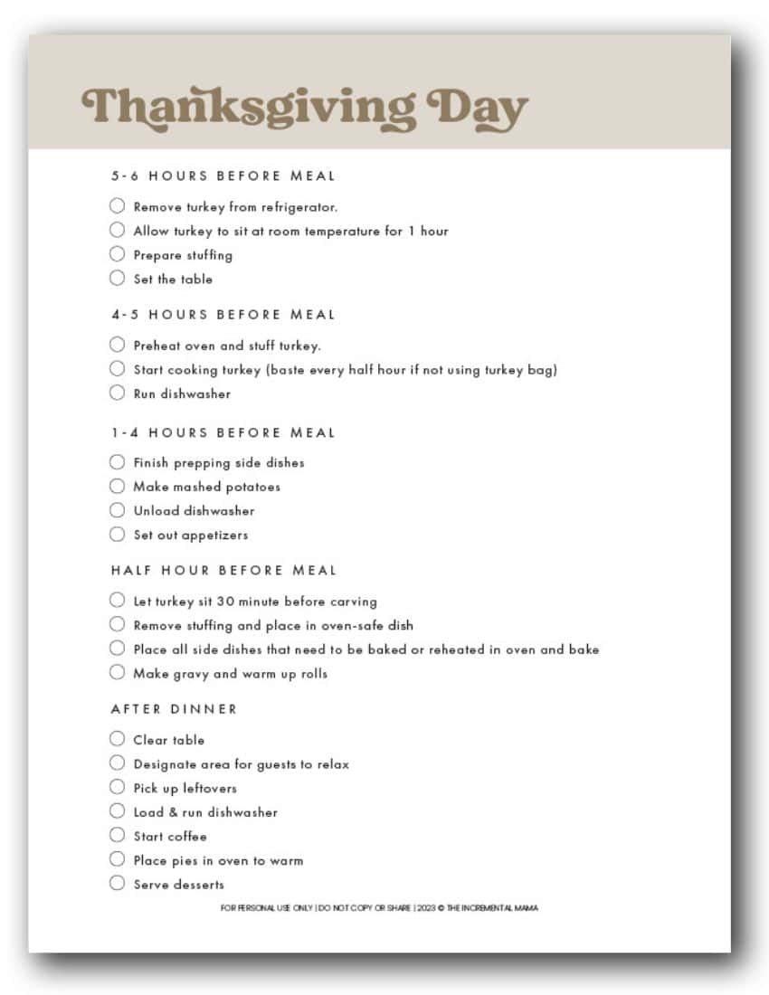 The Best Free Printable Thanksgiving Planner (8 pages) - The ...