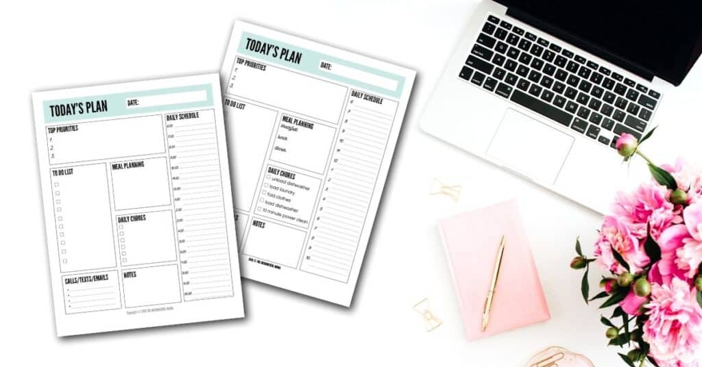 free planning printable