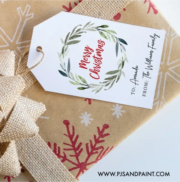 Free Printable Christmas Gift Tags: Modern + Traditional