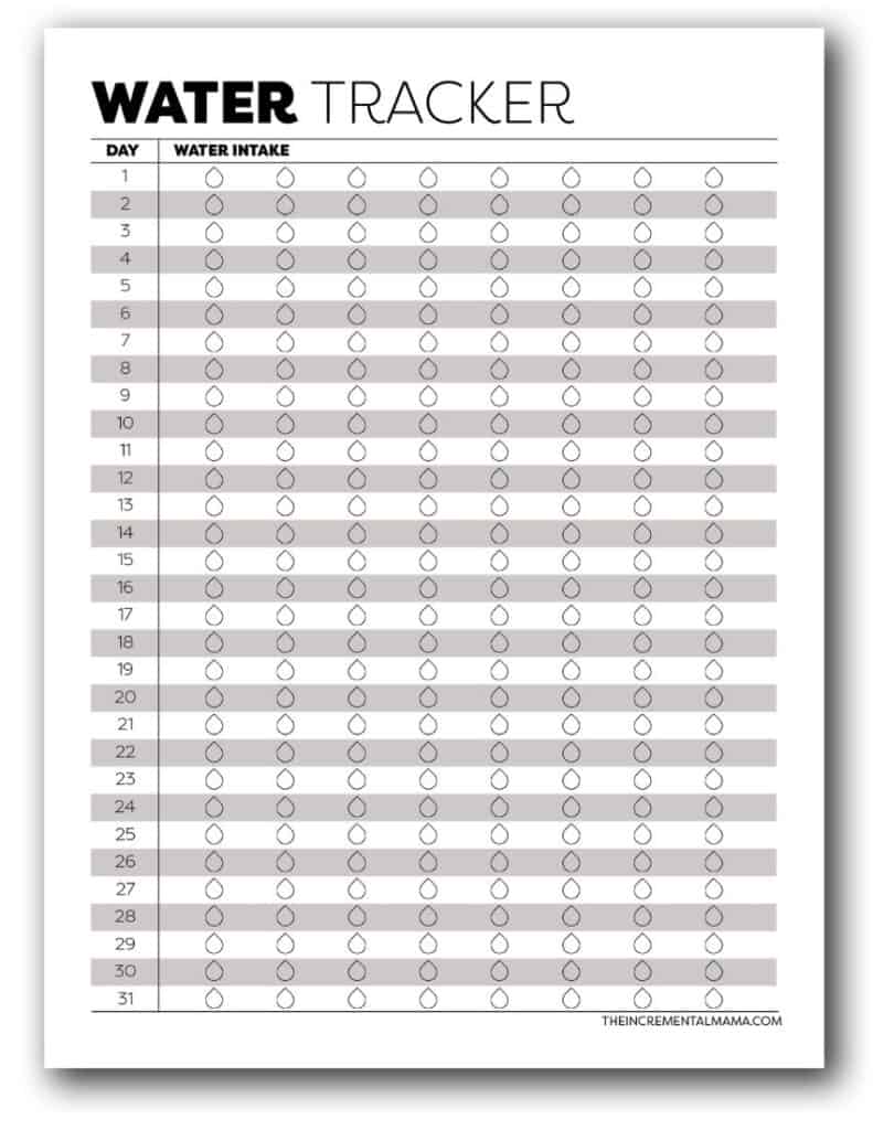 Holiday Hydration Tracker