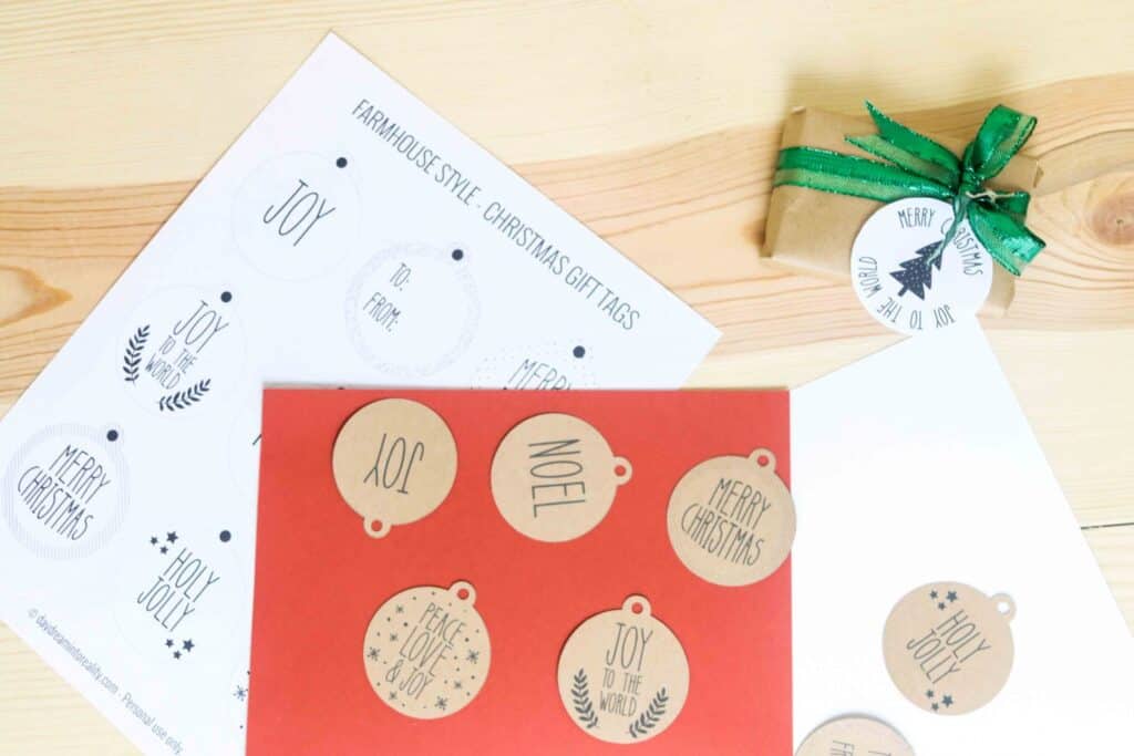 free printable christmas tag pdf