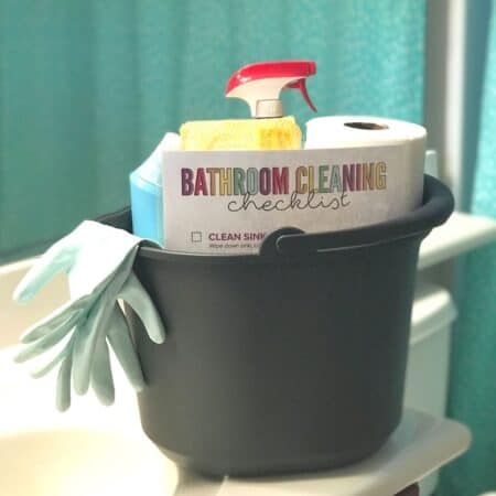 bathroom cleaning checklist for kids