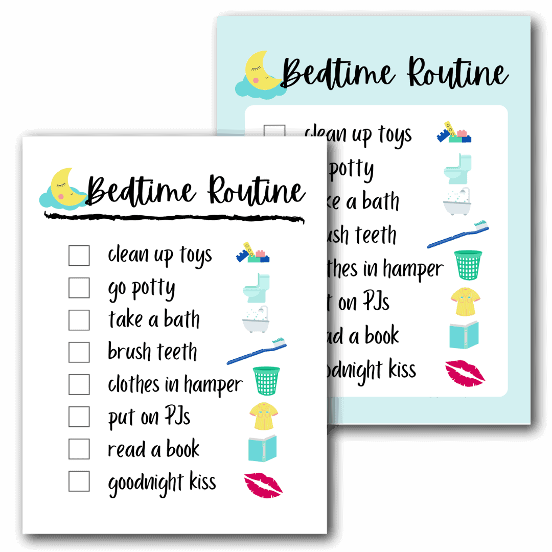Free Printable Bedtime Routine Chart for a Smooth & TearFree Evening