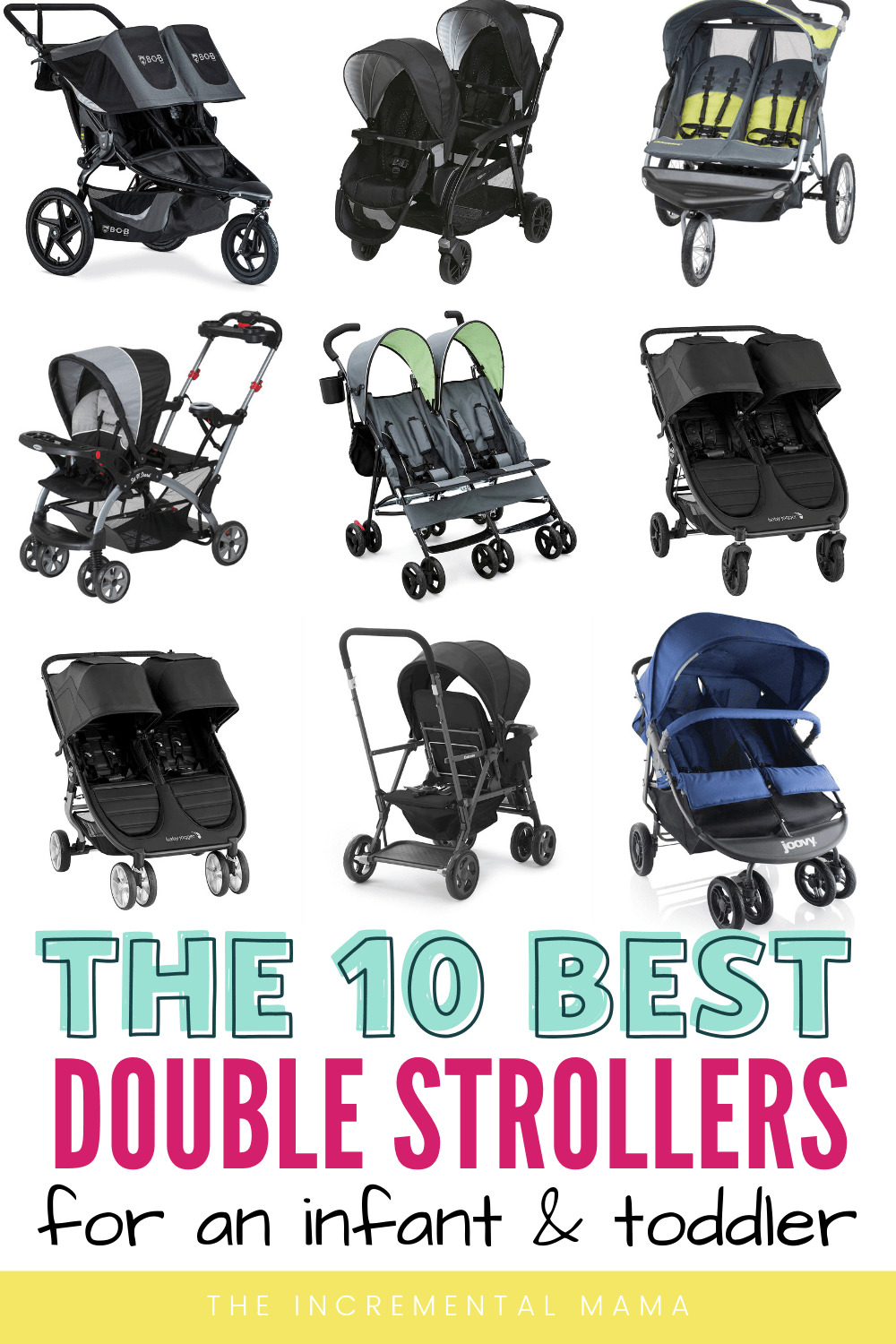 The 10 Best Double Strollers for a Newborn & Toddler 2020