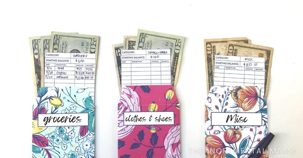 Free Printable Cash Envelope Tracker Inserts  Cash envelopes, Cash budget  envelopes, Money envelope system