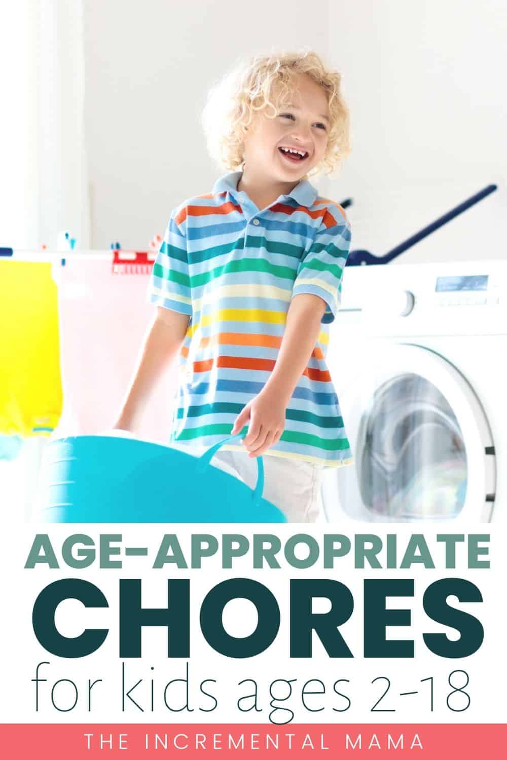 Free printable chore chart by age