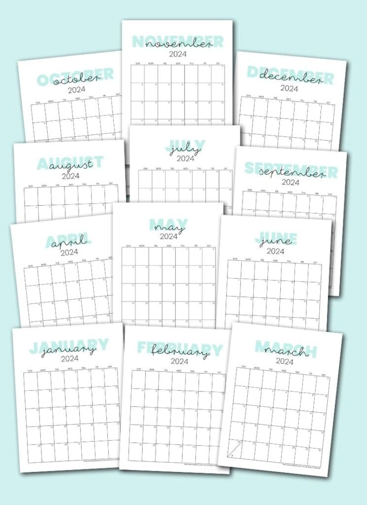 Calendar 2024 Planner Sheet Kawaii To Do List Daily Schedule