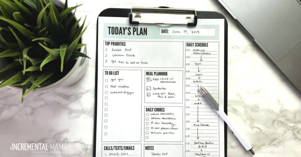 daily planner template printable-4