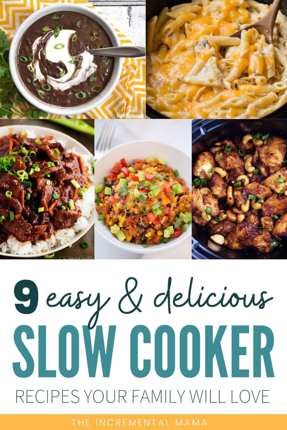 9 Easy Slow Cooker Recipes Your Family will Love