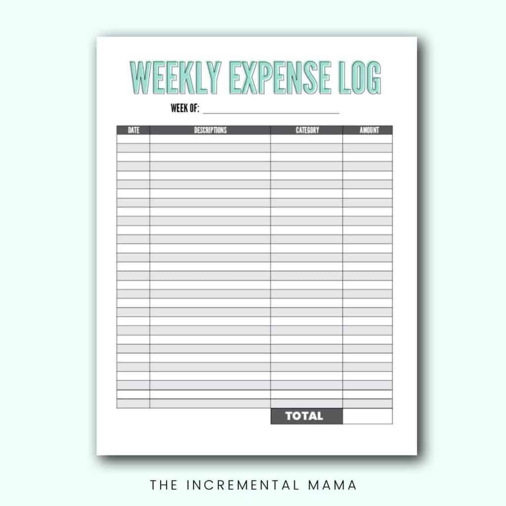 printable budget sheets