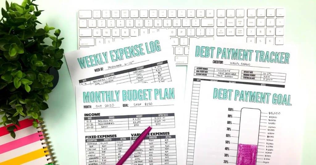 free blank budgeting worksheets