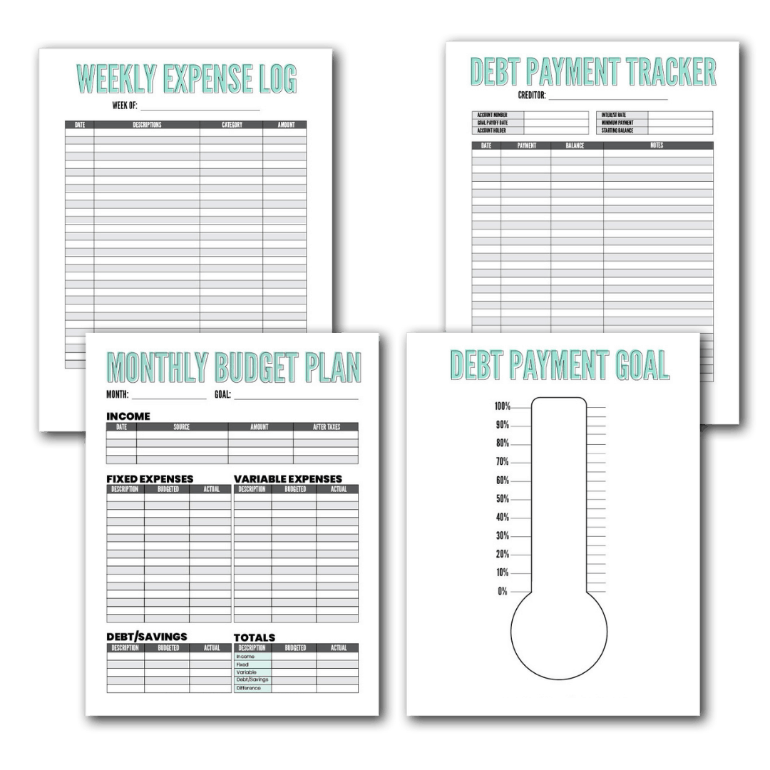 Free Blank Budget Worksheet Printables to Take Charge of Your Finances