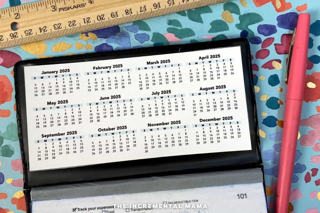 2024 Calendar Checkbook Size Cathe Damaris