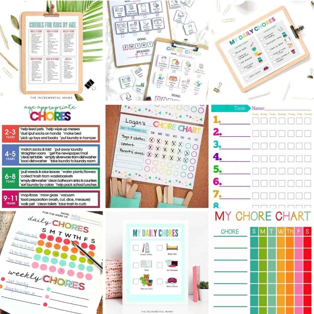 Free Printable Chore Charts for Kids! - Viva Veltoro