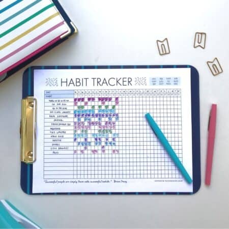habit tracker template