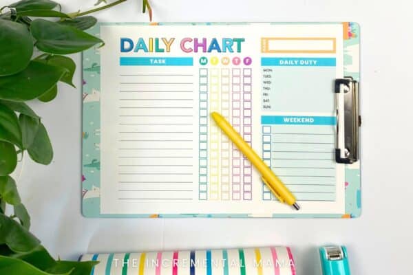 The Best Printable Chore Chart for Kids (Free Download) - The ...