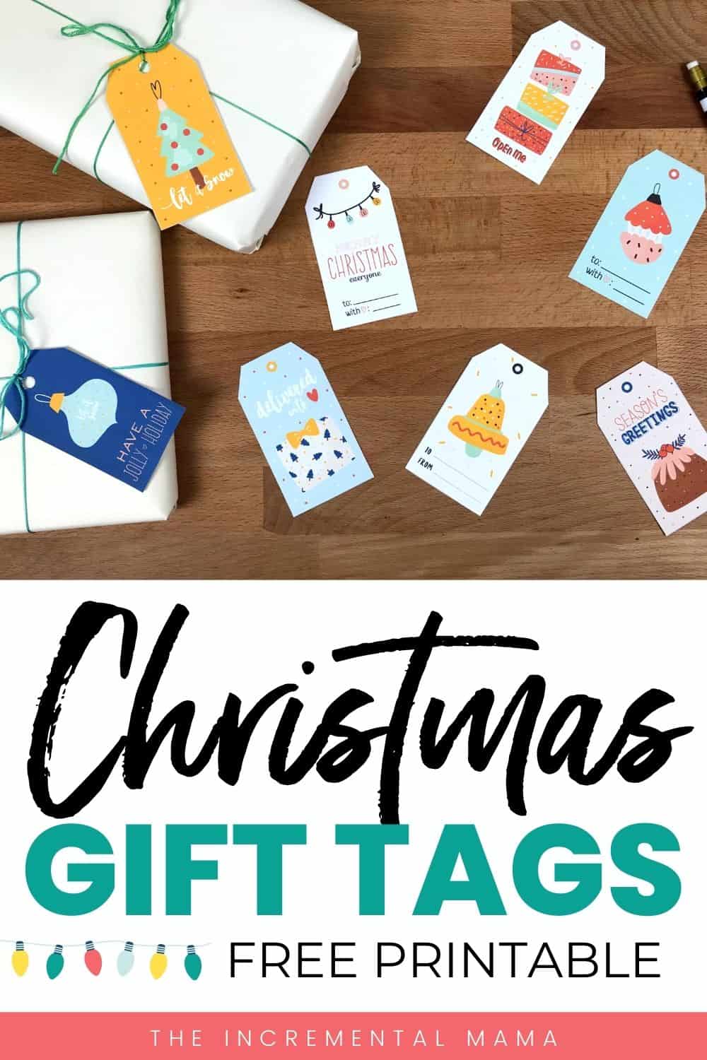 Cute & Free Printable Christmas Gift Tags - The Incremental Mama