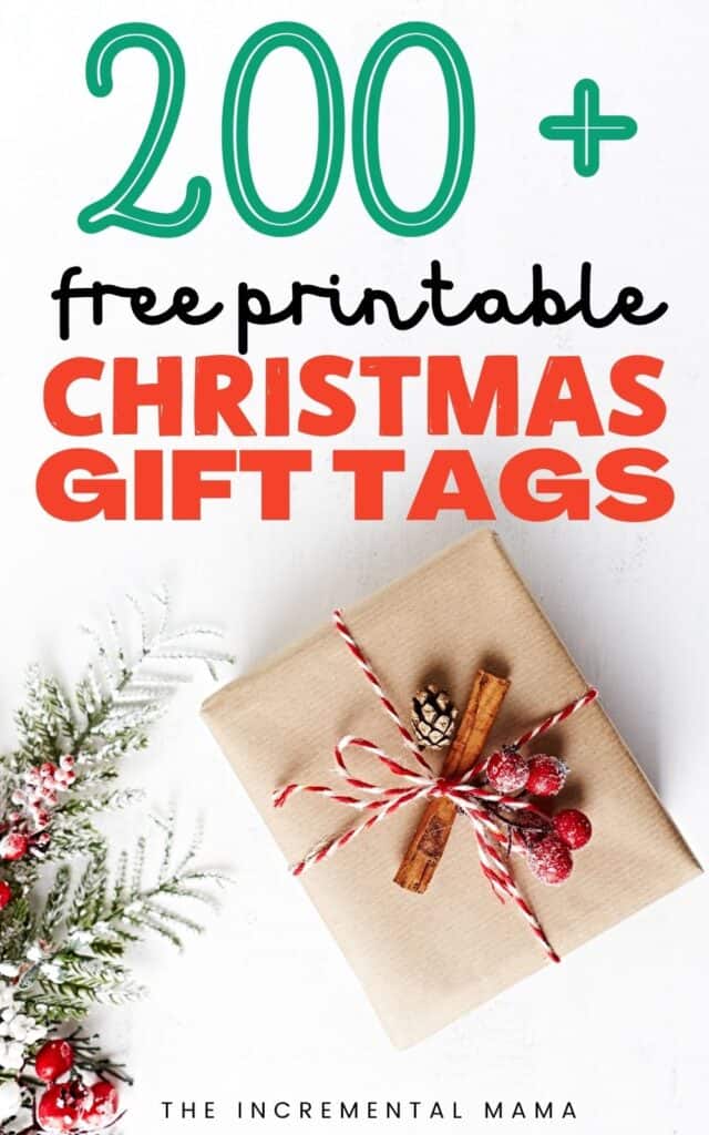 Free Printable Santa Gift Tags, Instantly Download and Print