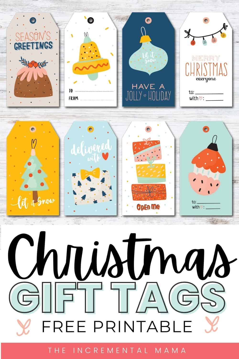 Cute & Free Printable Christmas Gift Tags - The Incremental Mama