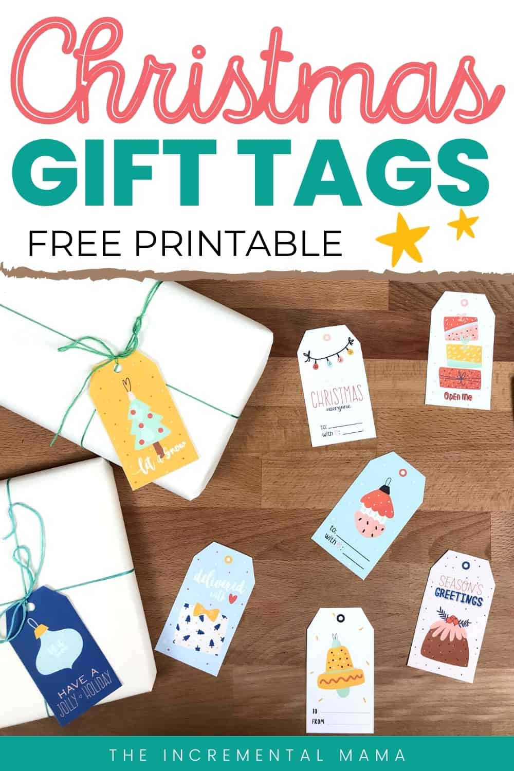 Cute & Free Printable Christmas Gift Tags - The Incremental Mama